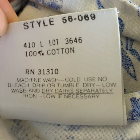 Amy Too! Children's Girls Dress Blue and White Size 7 - Picture 6 of 6